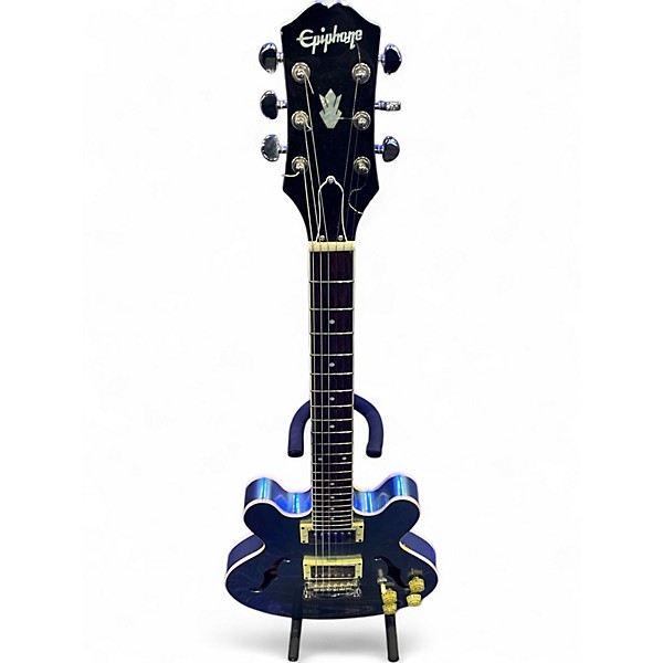 Used Epiphone ES339 Blue Hollow Body Electric Guitar