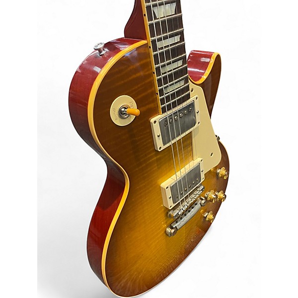 Used 2018 Gibson Custom Shop Historic Vos 1959 Les Paul Standard Reissue Royal Iced Tea Solid Body Electric Guitar