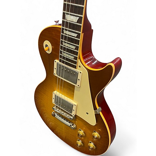 Used 2018 Gibson Custom Shop Historic Vos 1959 Les Paul Standard Reissue Royal Iced Tea Solid Body Electric Guitar