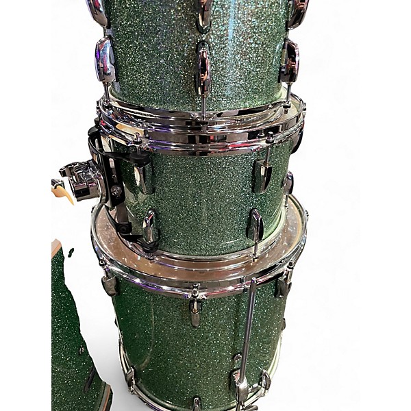 Used Pearl 4 Piece Masters Maple Complete Shimmer of Oz Drum Kit