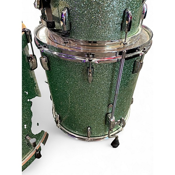 Used Pearl 4 Piece Masters Maple Complete Shimmer of Oz Drum Kit