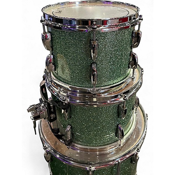 Used Pearl 4 Piece Masters Maple Complete Shimmer of Oz Drum Kit