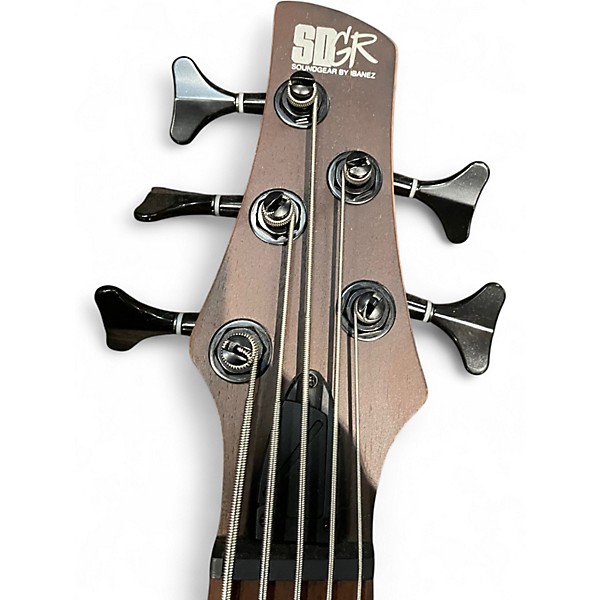 Used 2021 Ibanez SDGR 5 STRING Brown Electric Bass Guitar