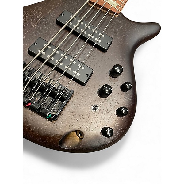 Used 2021 Ibanez SDGR 5 STRING Brown Electric Bass Guitar