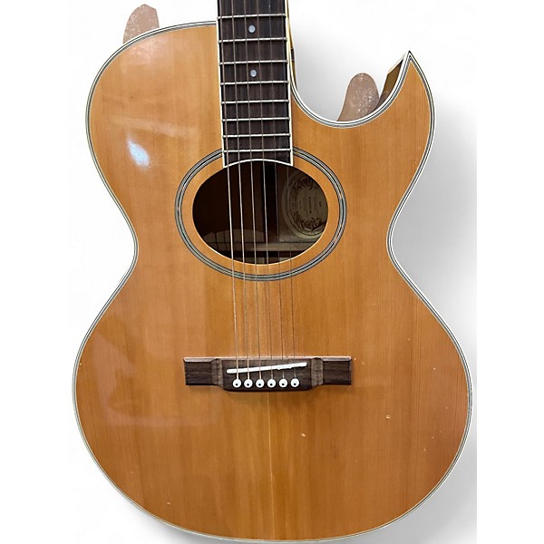 Used Washburn ea9 Natural Acoustic Electric Guitar