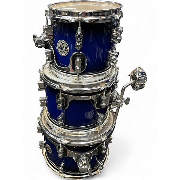 Used PDP by DW 7 Piece Concept Series Royal Blue Drum Kit