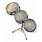 Used Remo 3 Piece Rototom Black Roto Toms