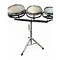 Used Remo 3 Piece Rototom Black Roto Toms