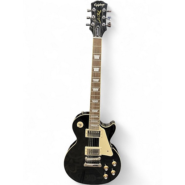 Used Epiphone Les Paul Standard Black Solid Body Electric Guitar