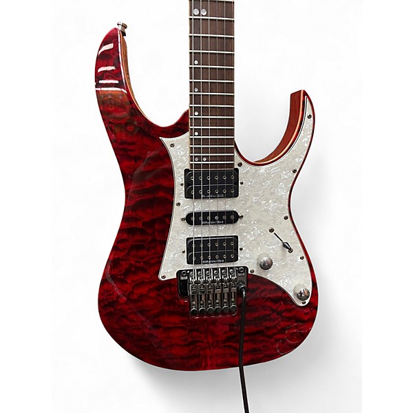 Used Ibanez RG950QM Premium RED DESERT Solid Body Electric Guitar