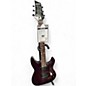 Used Laguna LE200QBC Trans Crimson Red Solid Body Electric Guitar thumbnail