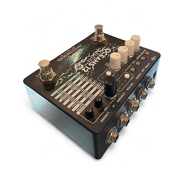 Used Electro-Harmonix OCEANS 12 DUAL STEREO REVERB Effect Pedal