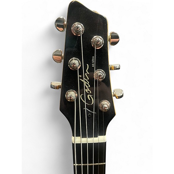 Used Godin A6 Ultra Baritone burnt ember Acoustic Electric Guitar
