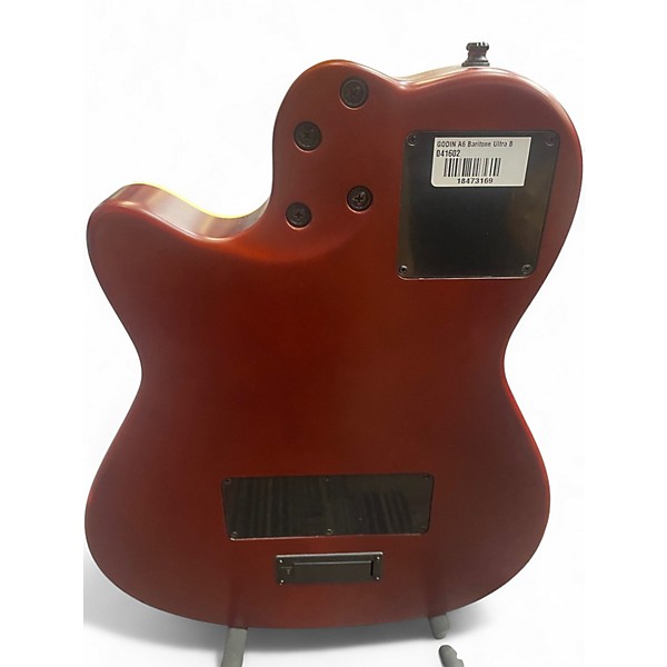 Used Godin A6 Ultra Baritone burnt ember Acoustic Electric Guitar