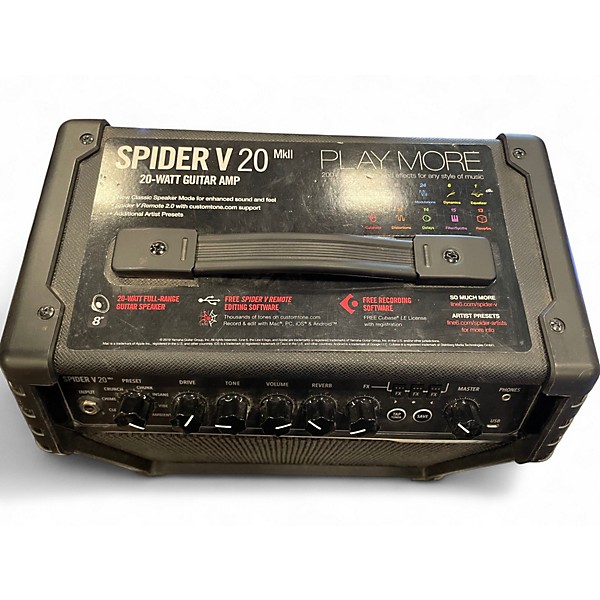 Used Line 6 Spider V 20 MkII 20w 1x8 Guitar Combo Amp