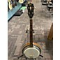 Vintage 1960s Hofner 739 Closed Back Banjo Antique Natural Banjo thumbnail