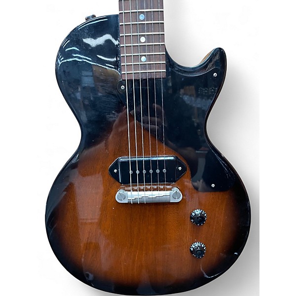 Used Gibson Les Paul Jr Tobacco Burst Solid Body Electric Guitar