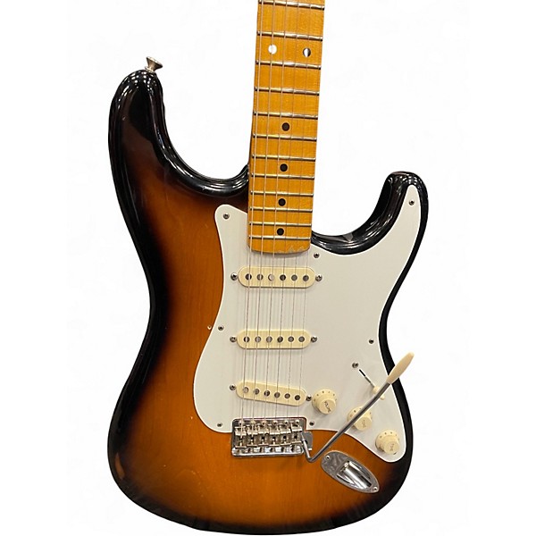 Used 2019 Fender Eric Johnson Signature Stratocaster 2 Stone Sunburst Solid Body Electric Guitar