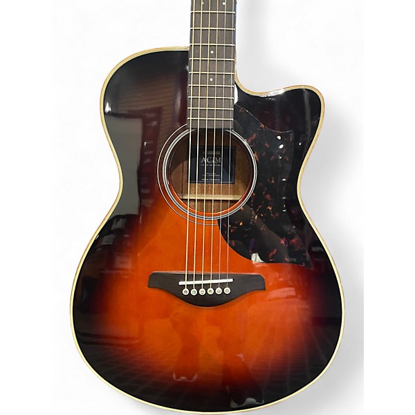 Used Yamaha AC1M 2 Color Sunburst Acoustic Electric Guitar