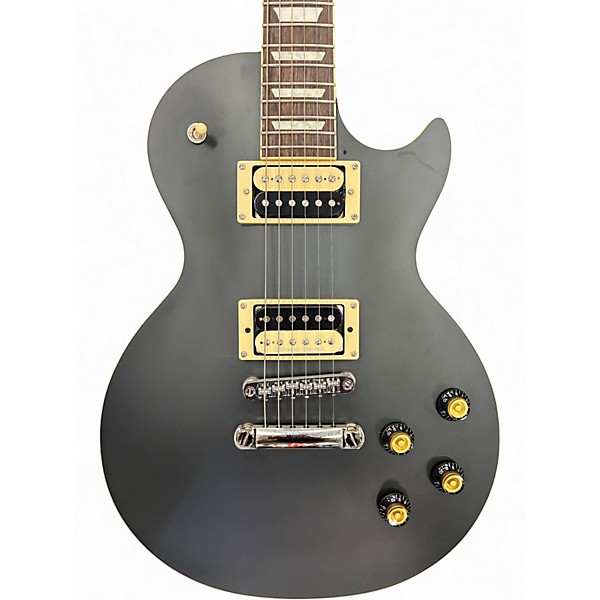 Used Epiphone Les Paul traditional pro IV Satin Black Solid Body Electric Guitar