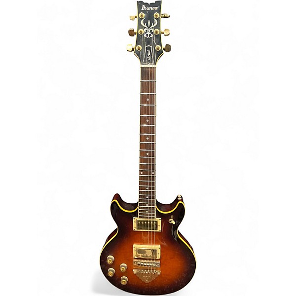 Vintage 1982 Ibanez ARTIST LEFT HANDED 2 Tone Sunburst Electric Guitar