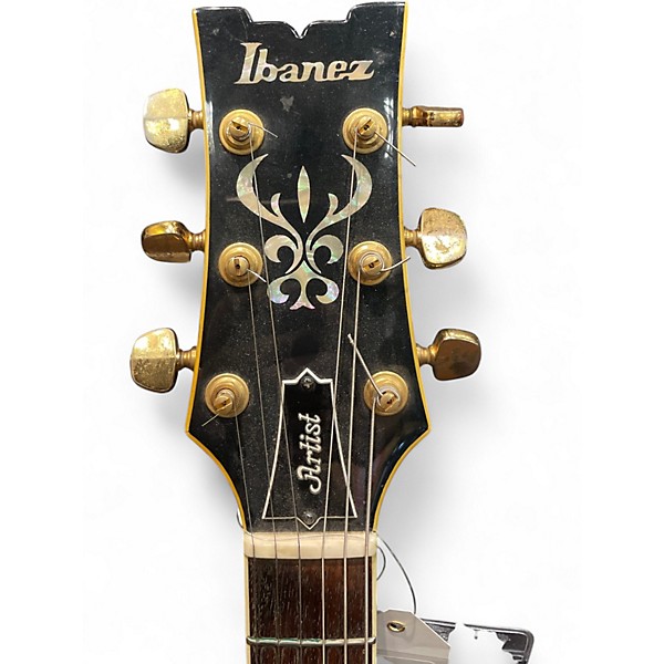 Vintage 1982 Ibanez ARTIST LEFT HANDED 2 Tone Sunburst Electric Guitar