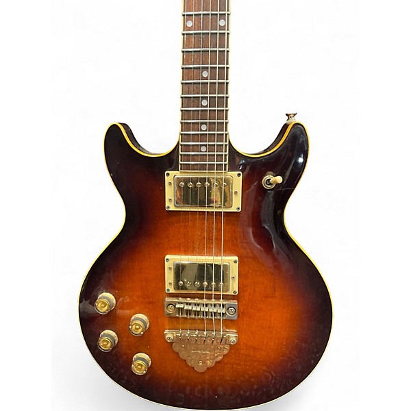 Vintage 1982 Ibanez ARTIST LEFT HANDED 2 Tone Sunburst Electric Guitar