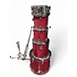 Used Premier 5 Piece england red satin swirl Drum Kit thumbnail