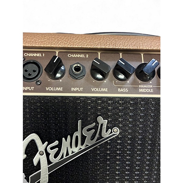 Used Fender Acoustasonic 15 Acoustic Guitar Combo Amp