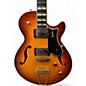 Used Godin Montreal Premiere Supreme Lightburst Flame Hollow Body Electric Guitar