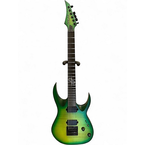 Used Solar Guitars A1.6 Green Solid Body Electric Guitar
