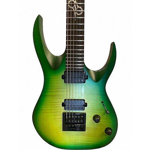 Used Solar Guitars A1.6 Green Solid Body Electric Guitar