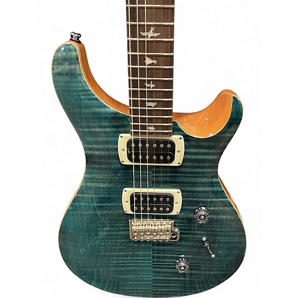 Used PRS SE Custom 24 SLATE BLUE Solid Body Electric Guitar