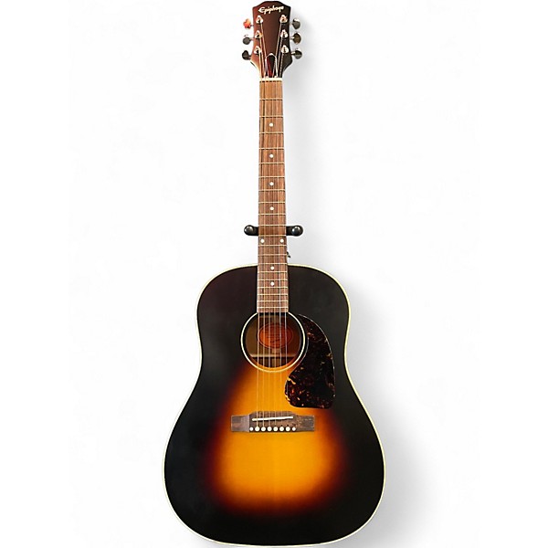 Used Epiphone Inspired by Gibson J45 Vintage Sunburst Acoustic Electric Guitar