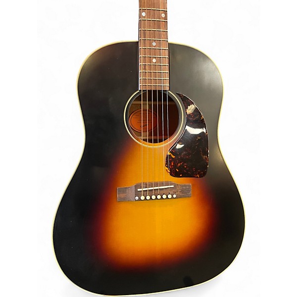 Used Epiphone Inspired by Gibson J45 Vintage Sunburst Acoustic Electric Guitar