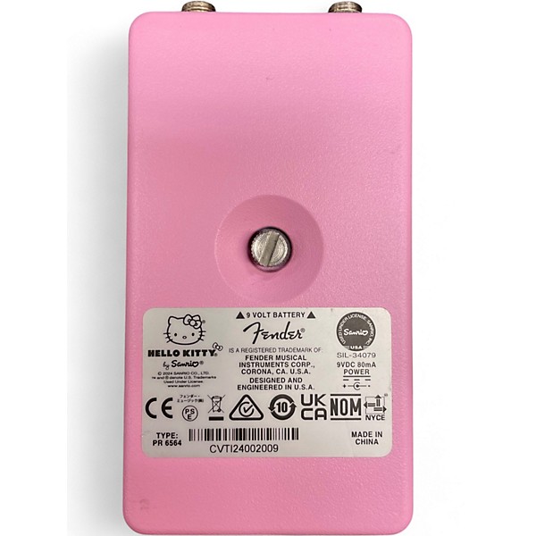 Used Fender Hello Kitty Fuzz Effect Pedal