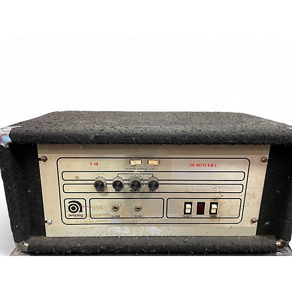 Used 1970s Ampeg V6-B Bass Amp Head