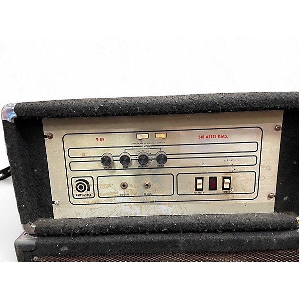 Used 1970s Ampeg V6-B Bass Amp Head