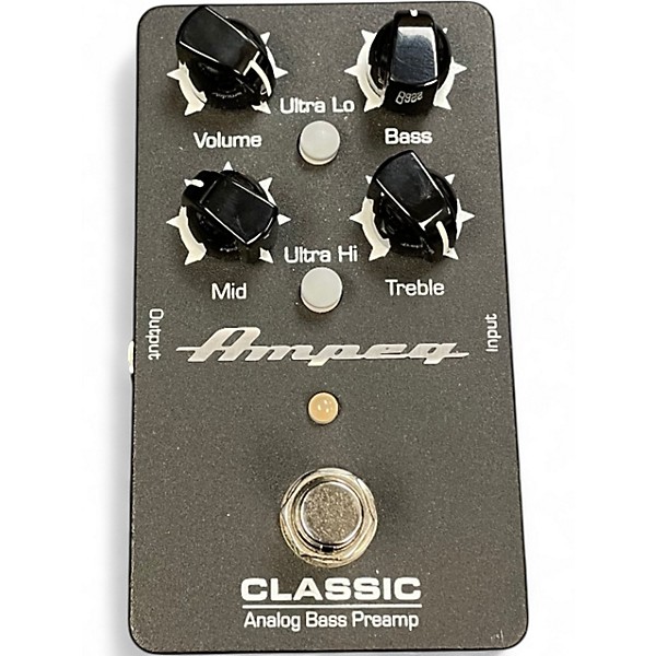 Used Ampeg Classic Analog Bass Preamp Bass Effect Pedal