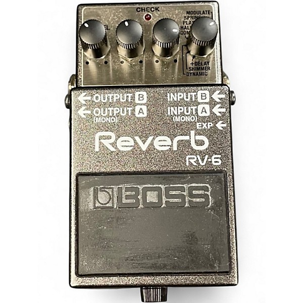 Used BOSS RV6 Digital Reverb Effect Pedal
