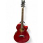 Used Laguna LG4CETR Trans Red Acoustic Electric Guitar thumbnail