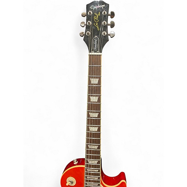 Used Epiphone les paul standard 60s quilt top washed cherry Solid Body Electric Guitar
