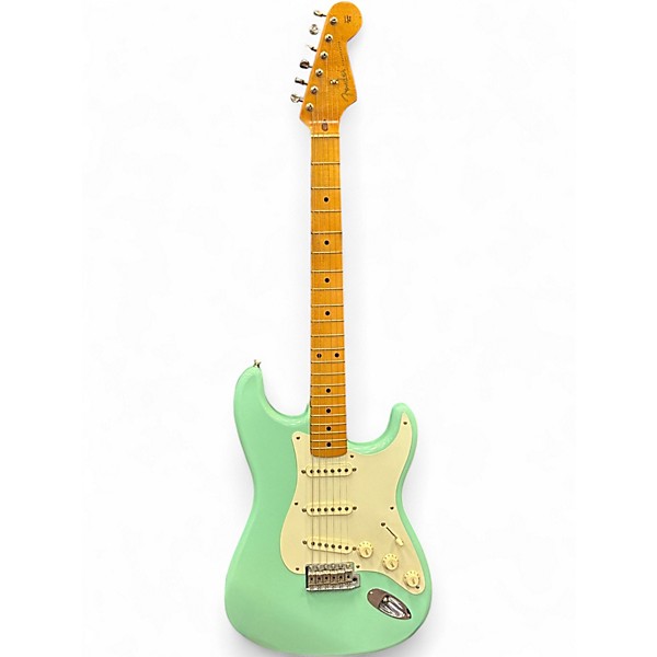 Used 2002 Fender 50s stratocaster sea foam green Solid Body Electric Guitar
