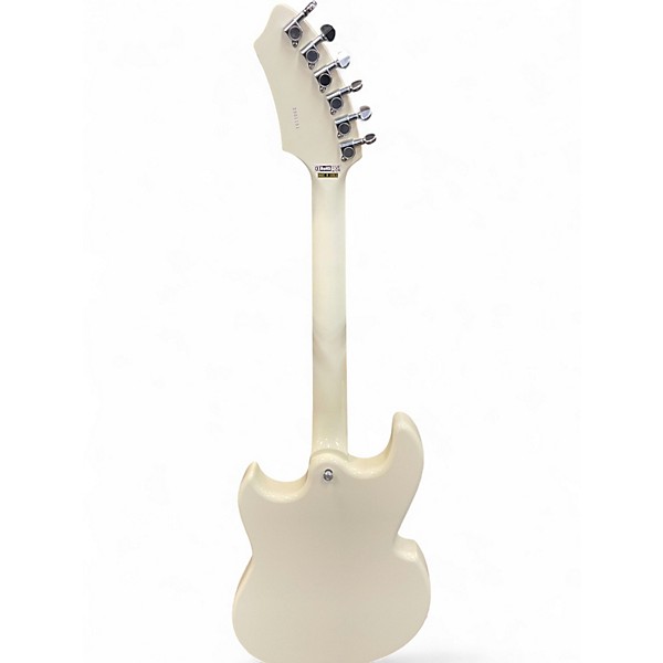 Used Eastwood Sharkbite Fyrbyrd White Solid Body Electric Guitar