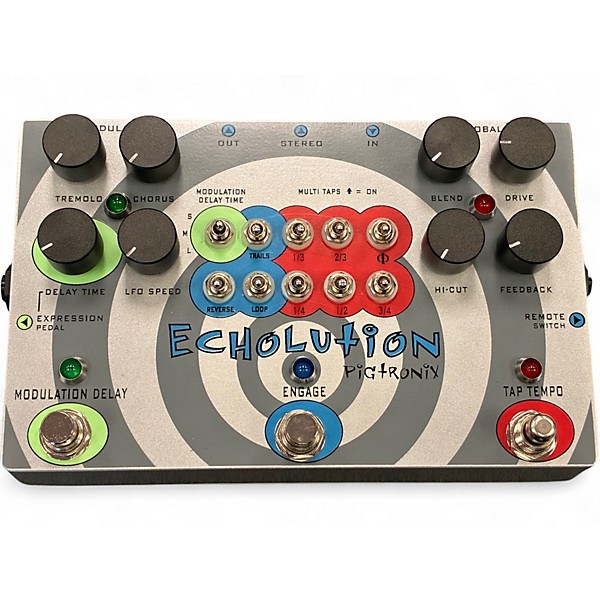 Used Pigtronix Echolution Phi Effect Pedal