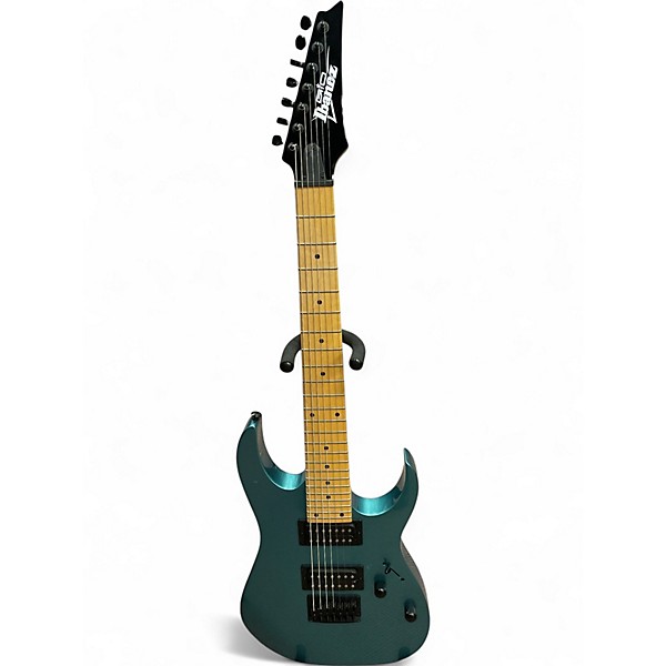 Used Ibanez GRG7221M METALLIC LIGHT BLUE Solid Body Electric Guitar