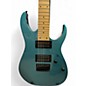 Used Ibanez GRG7221M METALLIC LIGHT BLUE Solid Body Electric Guitar