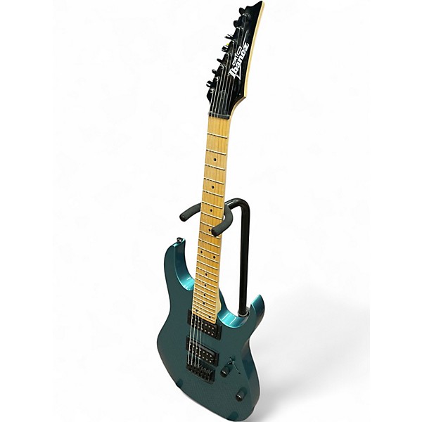 Used Ibanez GRG7221M METALLIC LIGHT BLUE Solid Body Electric Guitar