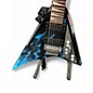 Used Jackson rr3 air brush blue flame Solid Body Electric Guitar