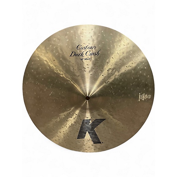Used Zildjian 16in K Custom Dark Crash Cymbal